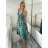 Langärmliges Sommer-Hemdkleid für Damen (S/M/L Einheitsgröße) INDIAN FASHION IMWY23123 S / M / L blau