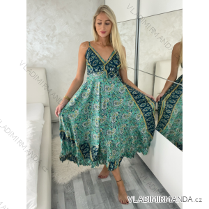Langärmliges Sommer-Hemdkleid für Damen (S/M/L Einheitsgröße) INDIAN FASHION IMWY23123