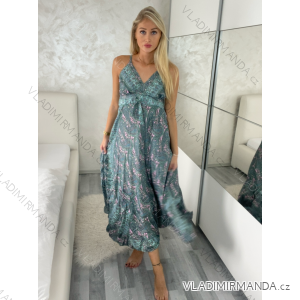 Langärmliges Sommer-Hemdkleid für Damen (S/M/L Einheitsgröße) INDIAN FASHION IMWY23123
