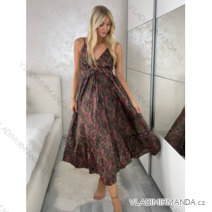 Langärmliges Sommer-Hemdkleid für Damen (S/M/L Einheitsgröße) INDIAN FASHION IMWY23123