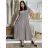 Elegante Hose mit Gürtel für Damen (S/M/L ONE SIZE) ITALIAN FASHION IM425057 48/50 grünes Khaki