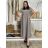 Elegante Hose mit Gürtel für Damen (S/M/L ONE SIZE) ITALIAN FASHION IM425057 48/50 grünes Khaki
