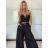 Elegante Hose mit Gürtel für Damen (S/M/L ONE SIZE) ITALIAN FASHION IMPLI2517303