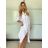 Sommerhemd Damenkleid (uni s / m) ITALIENISCH MODA IM719330 -   grünes Khaki -   S / M / L