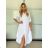 Sommerhemd Damenkleid (uni s / m) ITALIENISCH MODA IM719330 -   grünes Khaki -   S / M / L