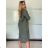 Sommerhemd Damenkleid (uni s / m) ITALIENISCH MODA IM719330 -   grünes Khaki -   S / M / L