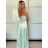 Langes trägerloses Pailletten-Partykleid für Damen (Einheitsgröße S/M) ITALIAN FASHION IMPSH233348