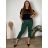 Lange Stretchhose für Damen in Übergröße (XL/2XL ONE SIZE) ITALIAN FASHION IMC22810