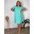 Langes warmes Langarmkleid für Damen in Übergröße (50/52/54 Einheitsgröße) ITALIAN FASHION IM424636