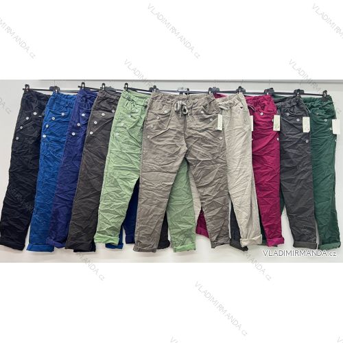 Lange Sommerhose in Übergröße für Damen (S/M/L Einheitsgröße) ITALIAN FASHION IM425271