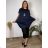 Lange Tunika mit Anhänger, kurze Ärmel, Damen Übergröße (54/56/58 Einheitsgröße) ITALIAN FASHION IM425441