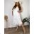 Kurzärmliges Sommer-Freizeitkleid für Damen (S/M/L EINHEITSGRÖSSE) ITALIAN FASHION IMWGB25022