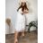 Kurzärmliges Sommer-Freizeitkleid für Damen (S/M/L EINHEITSGRÖSSE) ITALIAN FASHION IMWGB25022