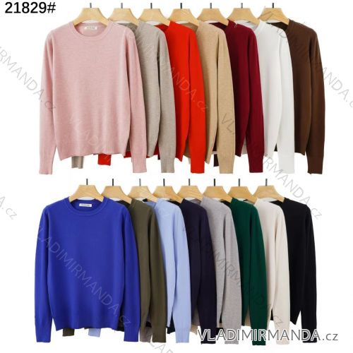 Leichter Kurzarmpullover für Damen (S/M/L ONE SIZE) ITALIAN FASHION IMWKK252585