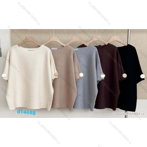 Langärmliger Pelzpullover für Damen (S/M/L ONE SIZE) ITALIAN FASHION IMWCH25116