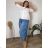Sommerhemd Damenkleid (uni s / m) ITALIENISCH MODA IM719330  weiß