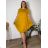 Sommerkleid oval Kurzarm Damen Übergröße (50/52/54 Einheitsgröße) ITALIAN FASHION IM425011