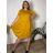 Sommerkleid oval Kurzarm Damen Übergröße (50/52/54 Einheitsgröße) ITALIAN FASHION IM425011