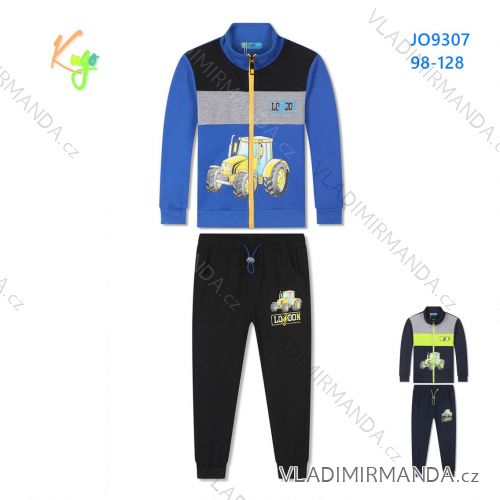 Set aus Langarm-Sweatshirt und Jogginghose für Kinderjungen (98-128) KUGO JO9307