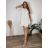 Gestreiftes Hemd 3/4 Langarm Damen (uni xs-m) (uni XL/XXL) ITALSKÁ MODA IM120162