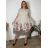 Elegante Hose mit Gürtel für Damen (S/M/L ONE SIZE) ITALIAN FASHION IM425057  žlutá