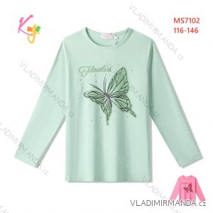 Kinder-Sweatshirt mit schwachem Reißverschluss für Mädchen (98-128) KUGO GM8661