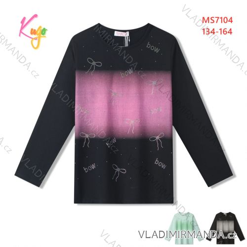 Kinder-Sweatshirt mit schwachem Reißverschluss für Mädchen (98-128) KUGO GM8661