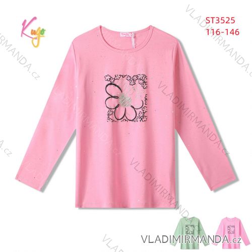 Kinder-Sweatshirt mit schwachem Reißverschluss für Mädchen (98-128) KUGO GM8661
