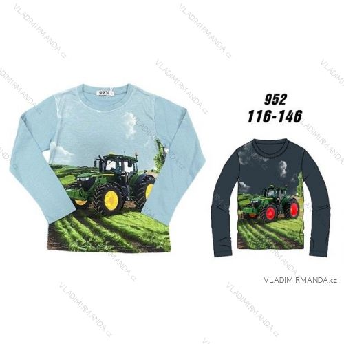 Langarm-T-Shirt für Kinder und Jugendliche, Jungen (116-146) SEASON SEZ25FN952