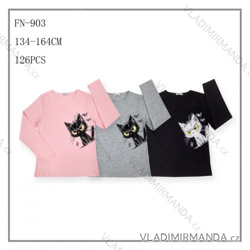 Langarm-T-Shirt für Mädchen (134-164) SEASON SEZ25FN903