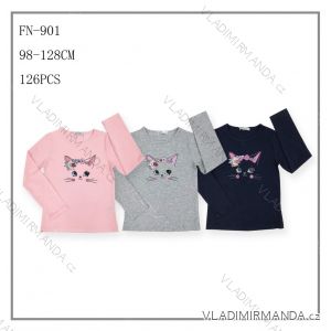 Langarm-T-Shirt für Kindermädchen (98-128) SEZON SEZ25FN901