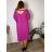 Lange Sommerhose in Übergröße für Damen (S/M/L Einheitsgröße) ITALIAN FASHION IM425271 54/56/58 růžová fuchsiová