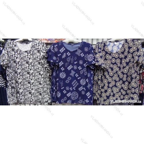 T-Shirt mit kurzen Ärmeln für Damen (xl-4xl) OSLIL POLSKá Fashion PM117030
