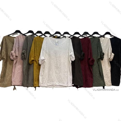 Ärmellose Jacke mit langen Ärmeln (uni sl) ITALIENISCHE Mode IMC17326