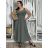 Sommerkleid mit Trägern Damen (S / M ONE SIZE) ITALIAN FASHION IM722103