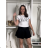 Kurzer Damenrock mit Shorts (S/M ONE SIZE) TURKEY FASHION IMPGM2424505