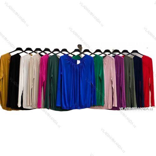 Ärmellose Jacke mit langen Ärmeln (uni sl) ITALIENISCHE Mode IMC17326