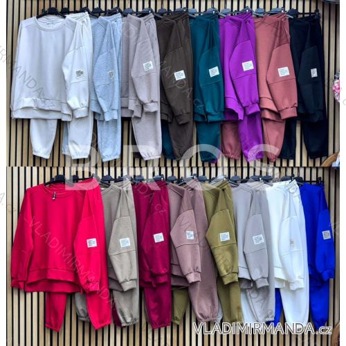 Damen-Stretchhose lang (S / M ONE SIZE) ITALIAN FASHION IMWB221597