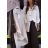 Damen-Strickpullover mit langen Ärmeln (Einheitsgröße S/M) ITALIAN FASHION IMWDT23005