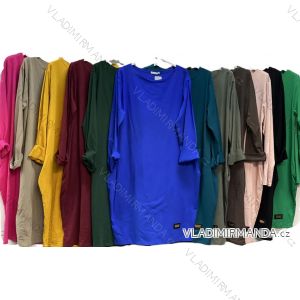 Klassisches Langarmkleid für Damen, übergroß (42/44/46 ONE SIZE) ITALIAN FASHION IMC25371