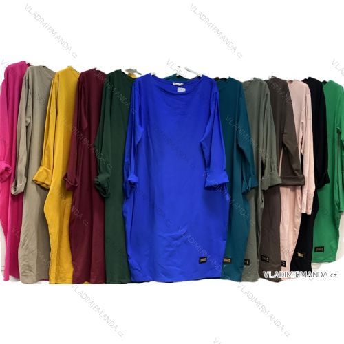 Klassisches Langarmkleid für Damen, übergroß (42/44/46 ONE SIZE) ITALIAN FASHION IMC25371