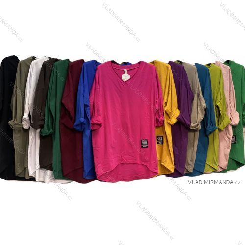 Ärmellose Jacke mit langen Ärmeln (uni sl) ITALIENISCHE Mode IMC17326