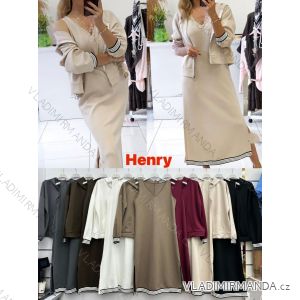 Elegantes Hemd Langarm Damen Kleid (S / M ONE SIZE) ITALIAN FASHION IMWY21734