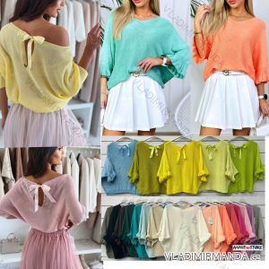 Langer, eleganter, ärmelloser Damen-Overall (Einheitsgröße S/M) ITALIAN FASHION IMWGS231166