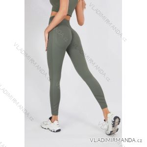 Lange Leggings DAMENLEDER (UNI S-M) ITALIENISCHE MODE IMM20FD3063