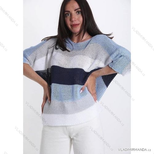Damen-Strickpullover mit langen Ärmeln (S/M/L EINHEITSGRÖSSE) IMM24M8096