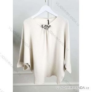 Damen-Strickpullover mit langen Ärmeln (S/M/L EINHEITSGRÖSSE) IMM24M8096