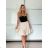 Elegantes Hemd Langarm Damen Kleid (S / M ONE SIZE) ITALIAN FASHION IMWY21734 S / M / L beige
