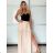 Kurzärmliges Sommer-Freizeitkleid für Damen (S/M/L EINHEITSGRÖSSE) ITALIAN FASHION IMWGB25022 XS/S/M růžová fuchsiová