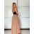 Kurzärmliges Sommer-Freizeitkleid für Damen (S/M/L EINHEITSGRÖSSE) ITALIAN FASHION IMWGB25022 XS/S/M růžová fuchsiová